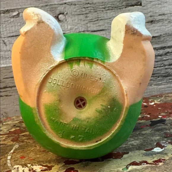 Vintage 1968 Uneeda Doll Company Roly-Poly Baby Doll Plumpees Vinyl Squeak Toy - Picture 10 of 13